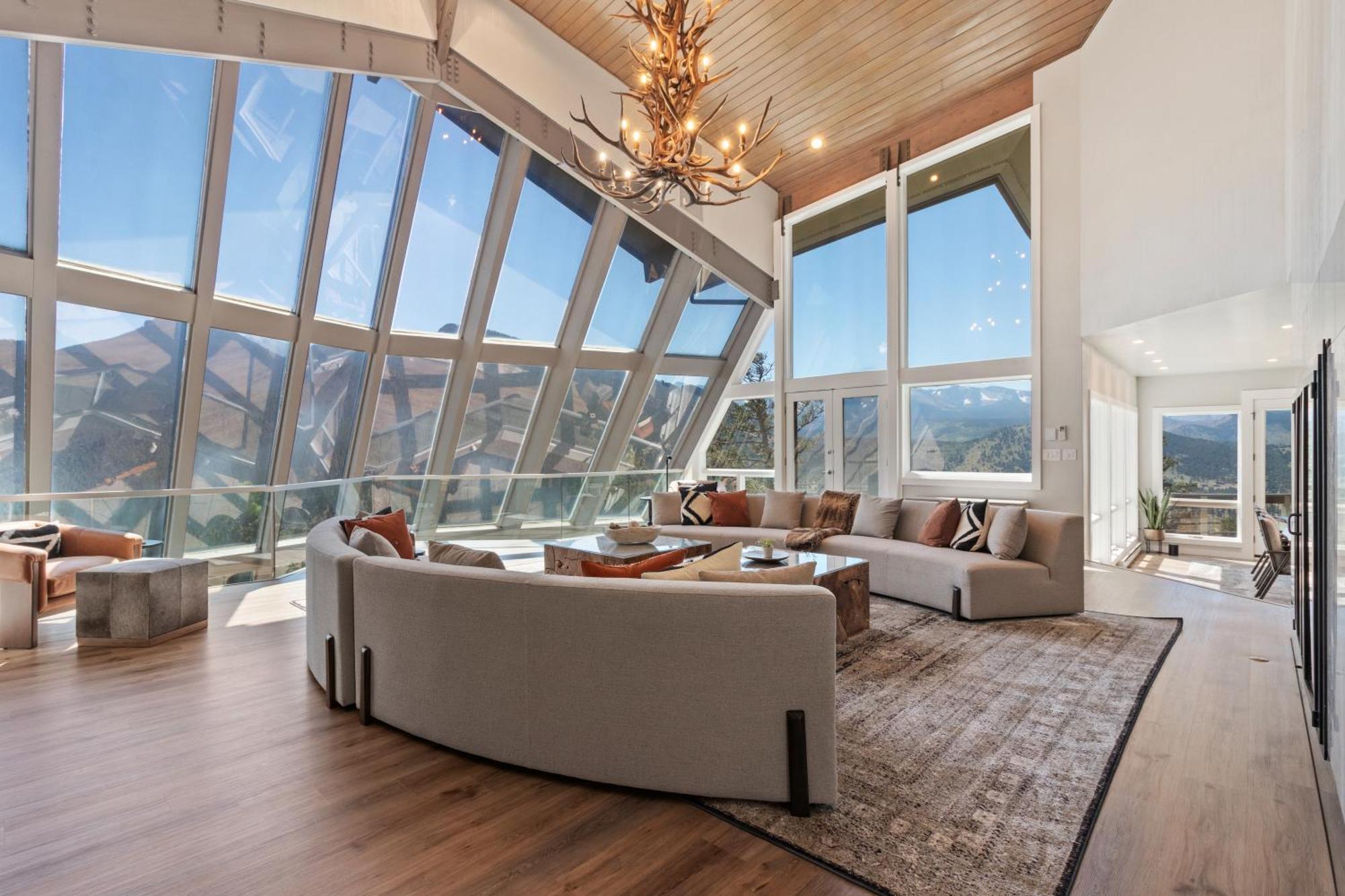 Casa De Cristal-Epic Views-Hottub-Sauna-Sleeps 10-Luxury Linens-Stocked Kitchen Estes Park Ngoại thất bức ảnh