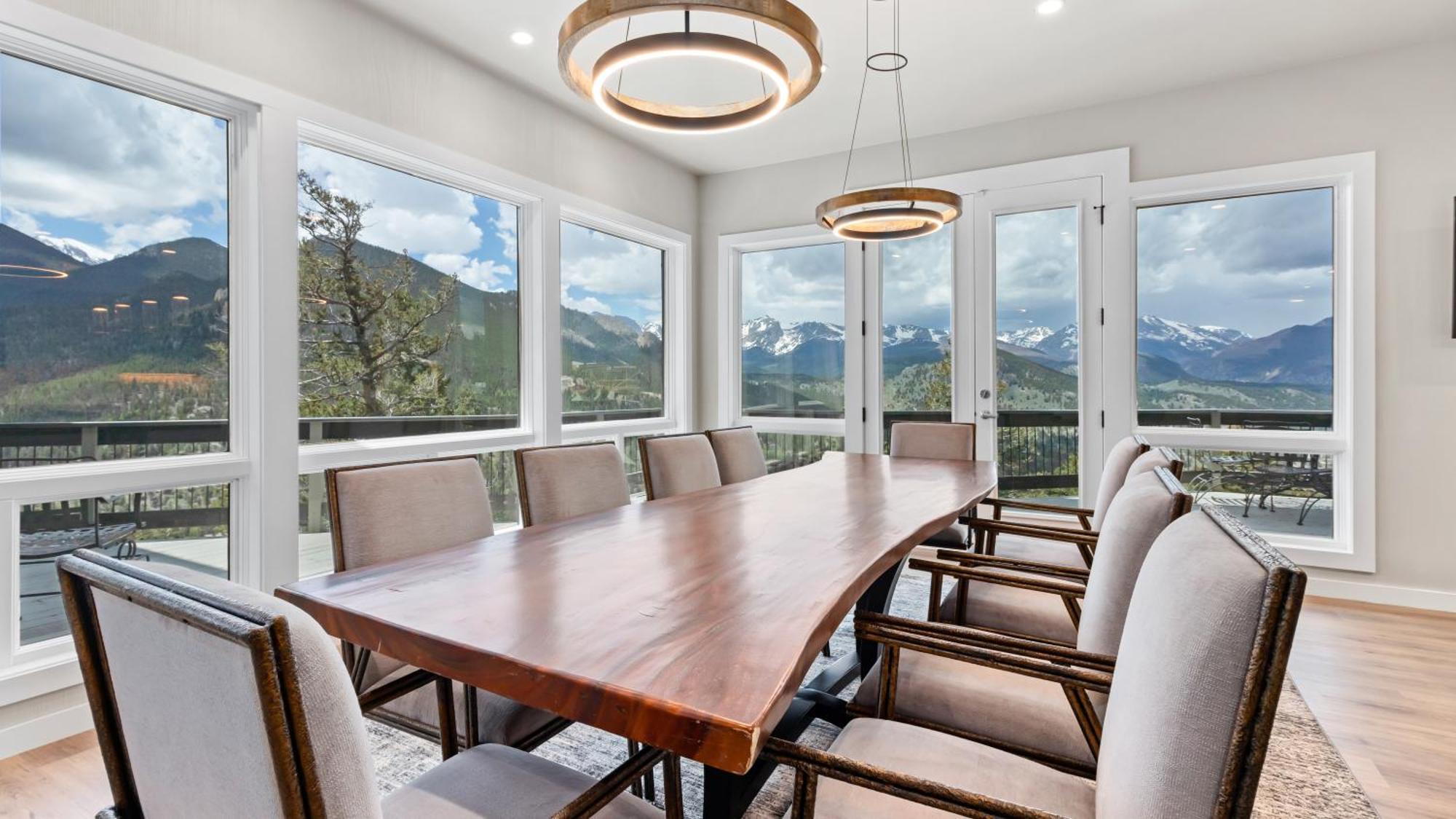 Casa De Cristal-Epic Views-Hottub-Sauna-Sleeps 10-Luxury Linens-Stocked Kitchen Estes Park Ngoại thất bức ảnh