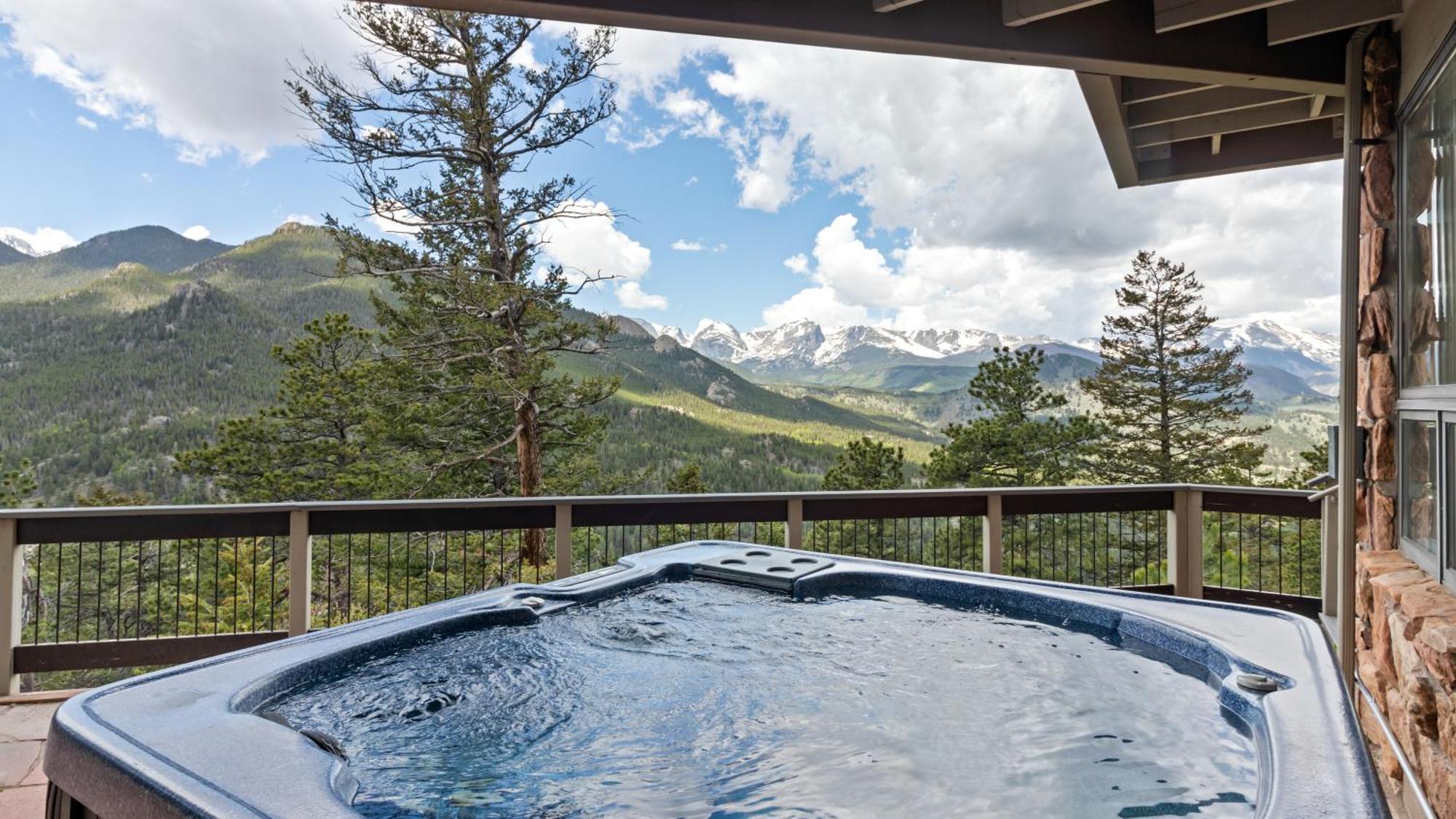 Casa De Cristal-Epic Views-Hottub-Sauna-Sleeps 10-Luxury Linens-Stocked Kitchen Estes Park Ngoại thất bức ảnh