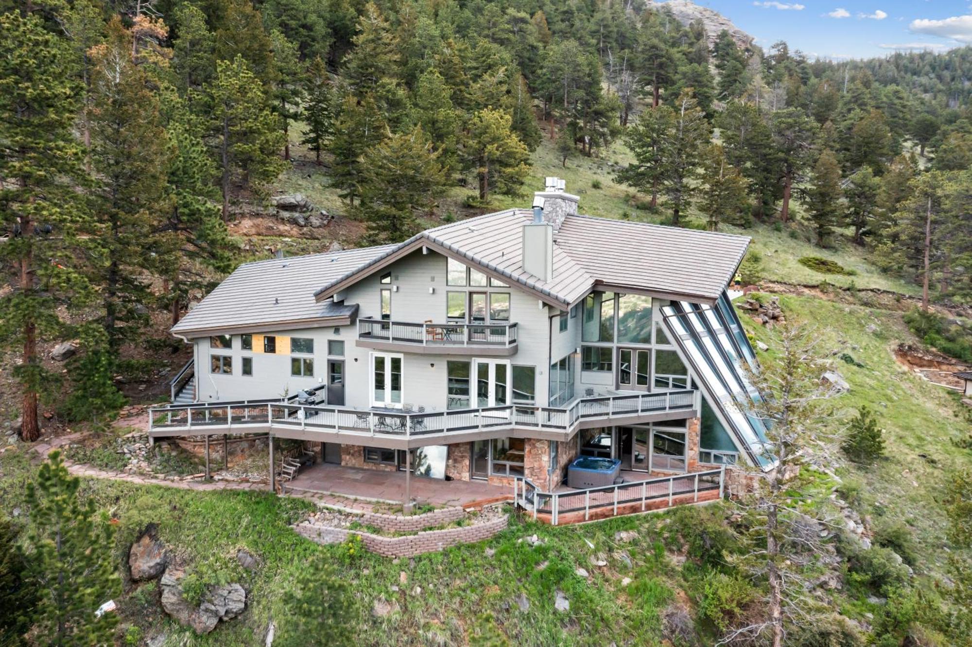 Casa De Cristal-Epic Views-Hottub-Sauna-Sleeps 10-Luxury Linens-Stocked Kitchen Estes Park Ngoại thất bức ảnh